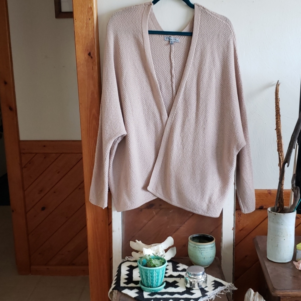 Beige Cardigan Sweater